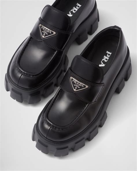 loaffers prada|prada monolith loafers women's.